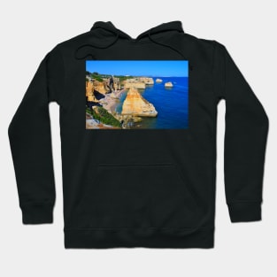 Praia da Marinha Beach The Algarve Portugal Hoodie